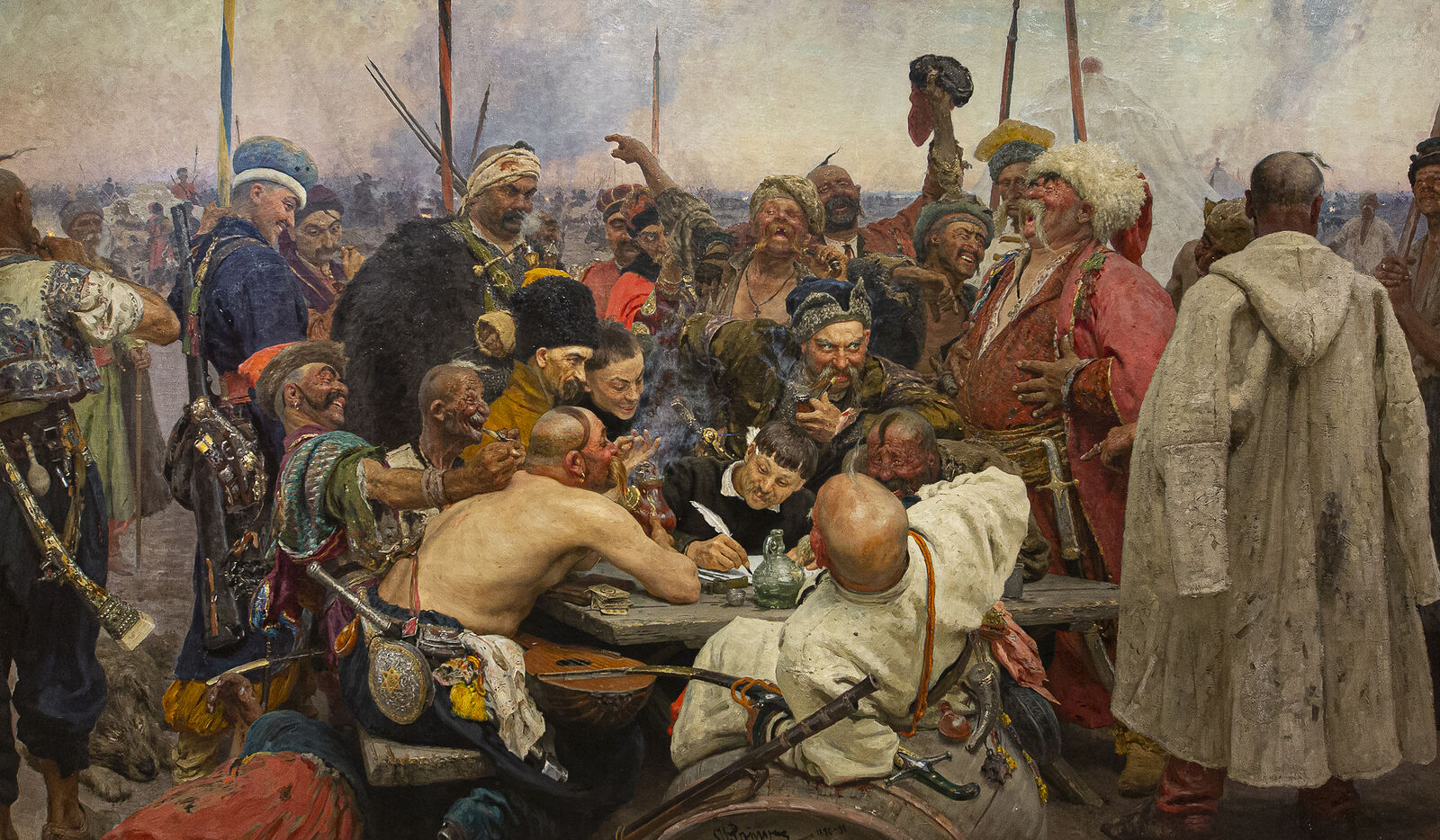 Arcady Zakharov photo. Repin. Запорожцы 1880-1891