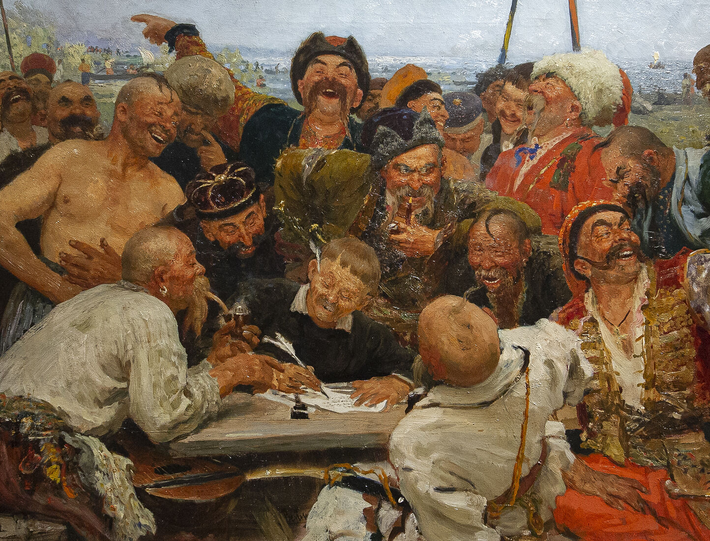 Arcady Zakharov photo. Repin. Запорожцы пишут письмо турецкому султану 1880