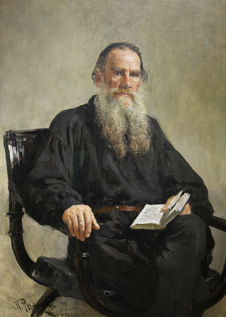 Arcady Zakharov photo. Repin. Портрет Льва Толстого 1887