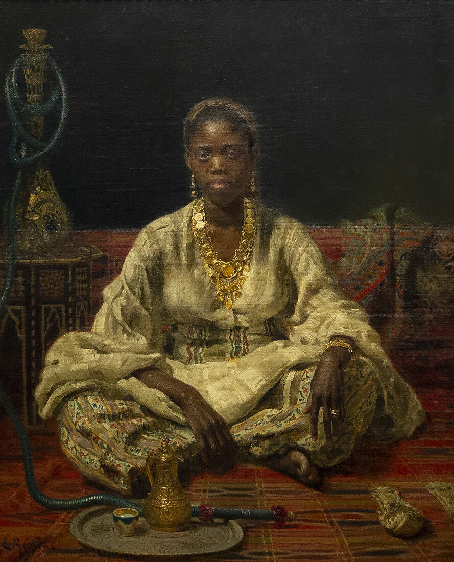 Arcady Zakharov photo. Repin. Negro Woman 1875-1876
