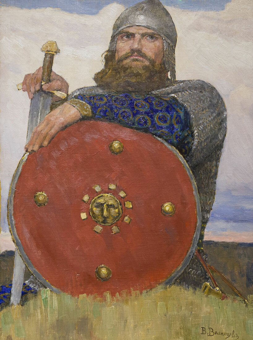 Аркадий Захаров фотография. Васнецов. Витязь. 1910