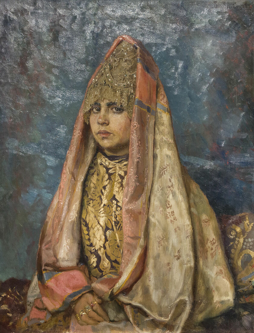 Аркадий Захаров фотография. Васнецов. Боярышня. 1884