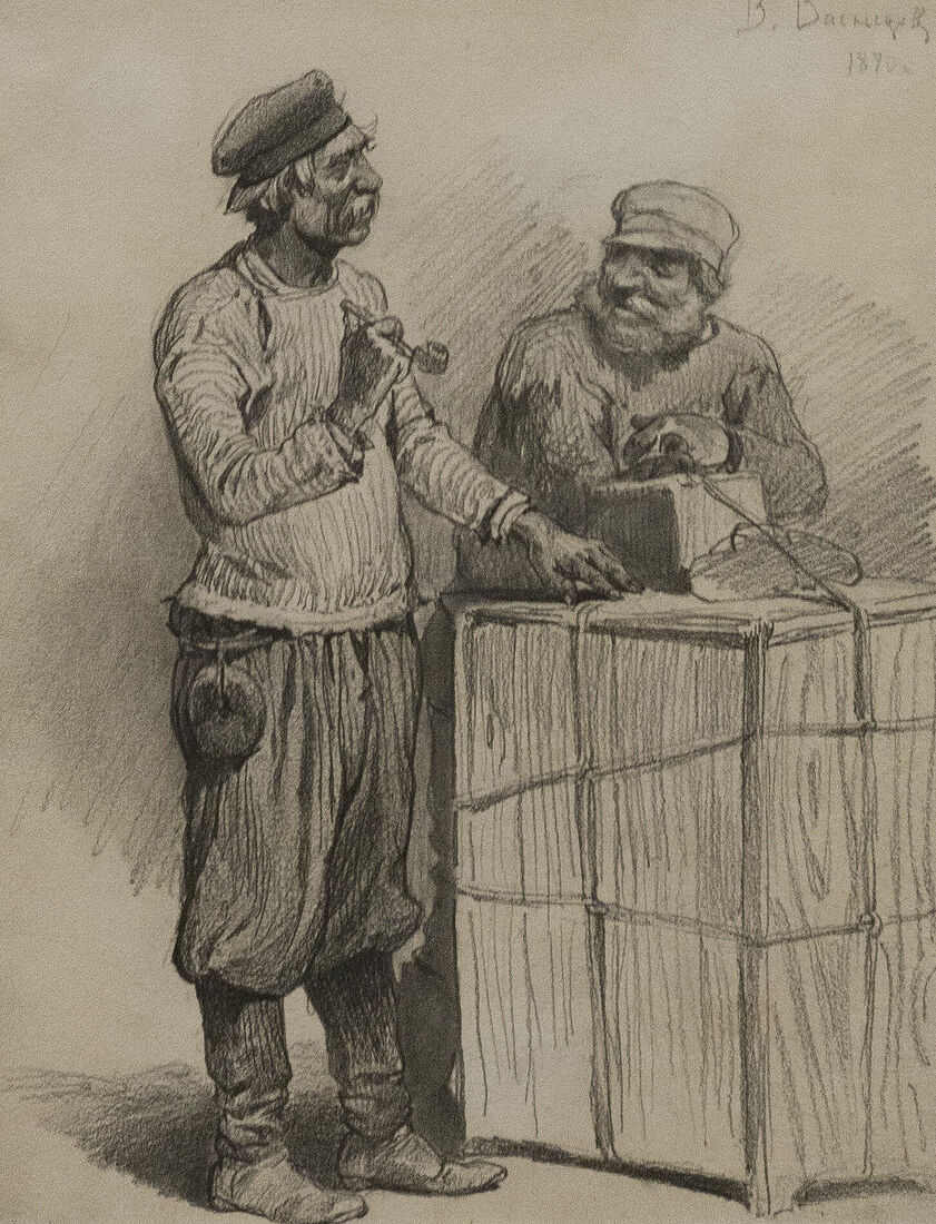 Аркадий Захаров фотография. Васнецов. Носильщики. 1870