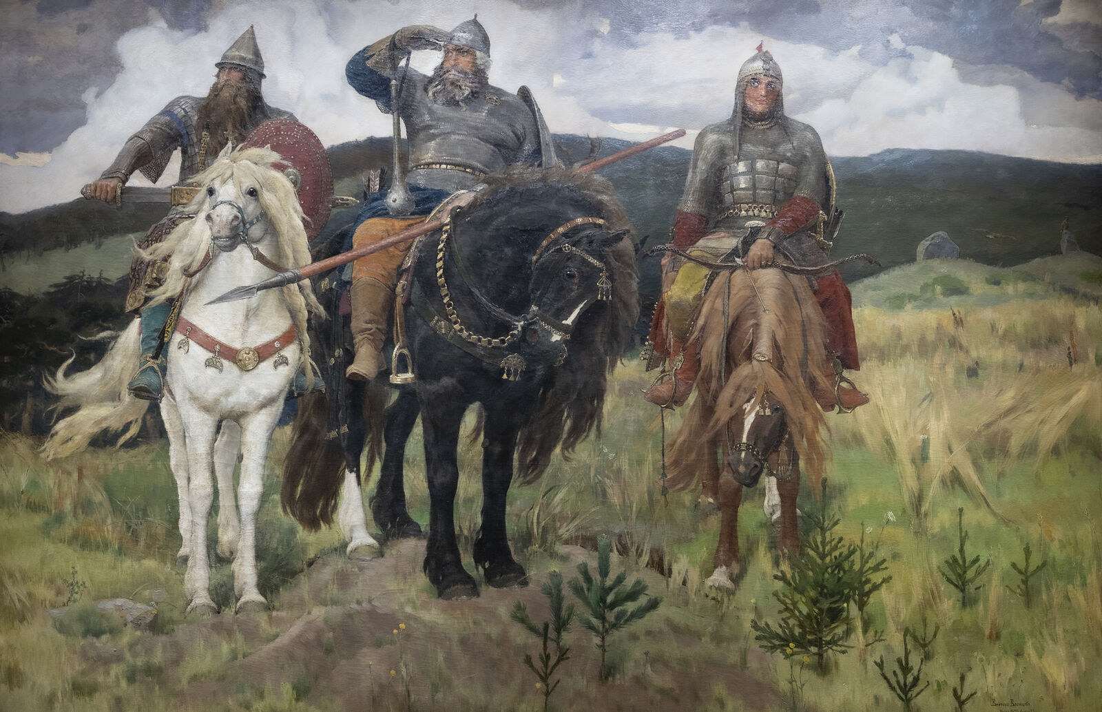 Аркадий Захаров фотография. Васнецов. Богатыри. 1881-1898