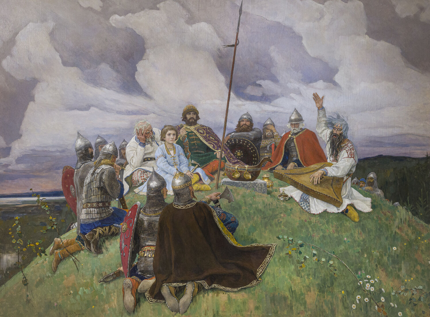 Аркадий Захаров фотография. Васнецов. Баян. 1910