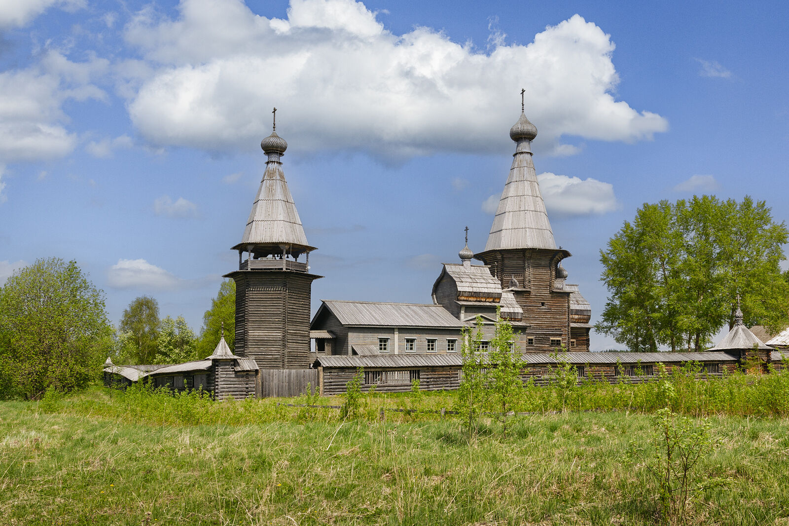 Arcady Zakharov photo. Architecture of churches of the Russian North. The Church in the name of the Finding of the Head of John the Baptist, XVIII century. Pochezersk pogost