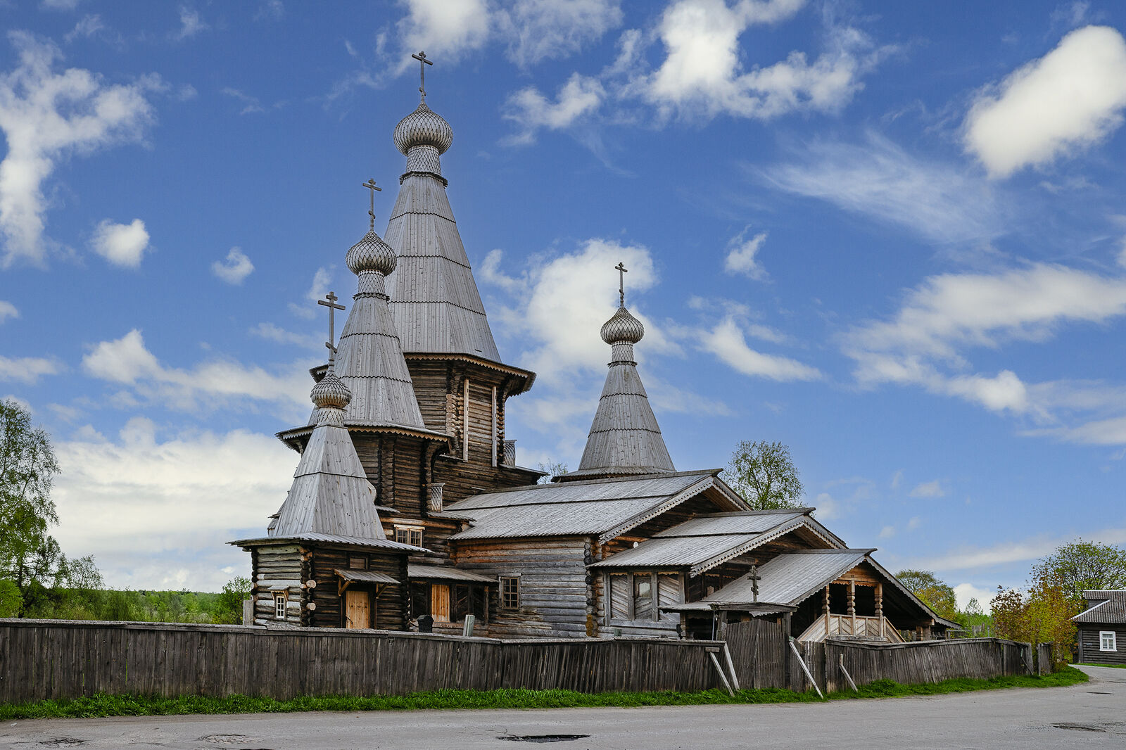 Arcady Zakharov photo. Architecture of churches of the Russian North. Cathedral of the Assumption of the Blessed Virgin Mary, 1714, Kem