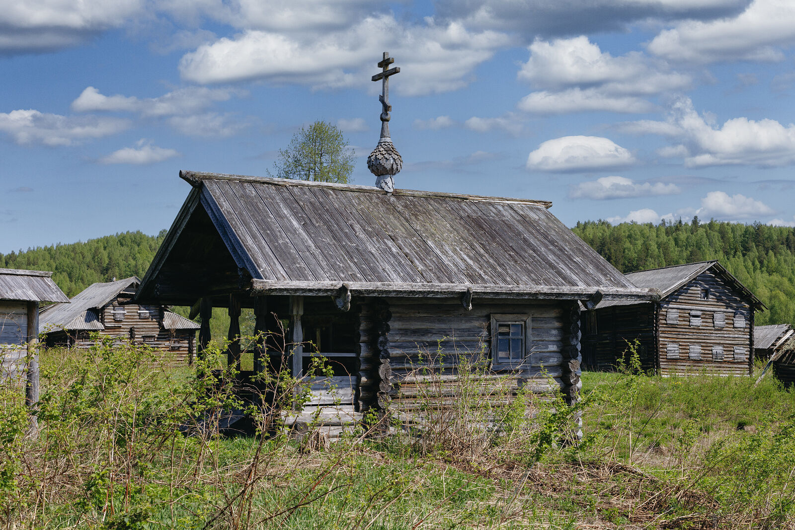 Arcady Zakharov photo. Chapels. Chapel of St. Andrew the First-Called and Prophet Elijah 1890. Vedyagino village