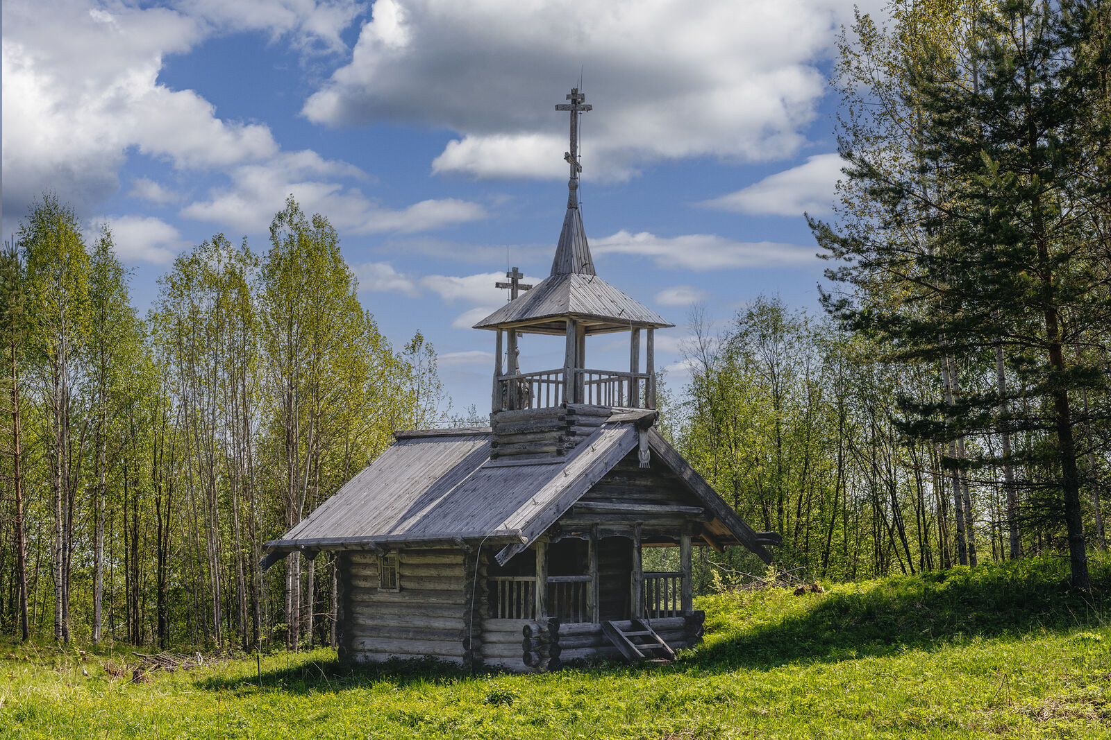 Arcady Zakharov photo. Chapels. Chapel of St. Athanasius of Alexandria. The end of the 19th century. Kenozero. Tarasovo village