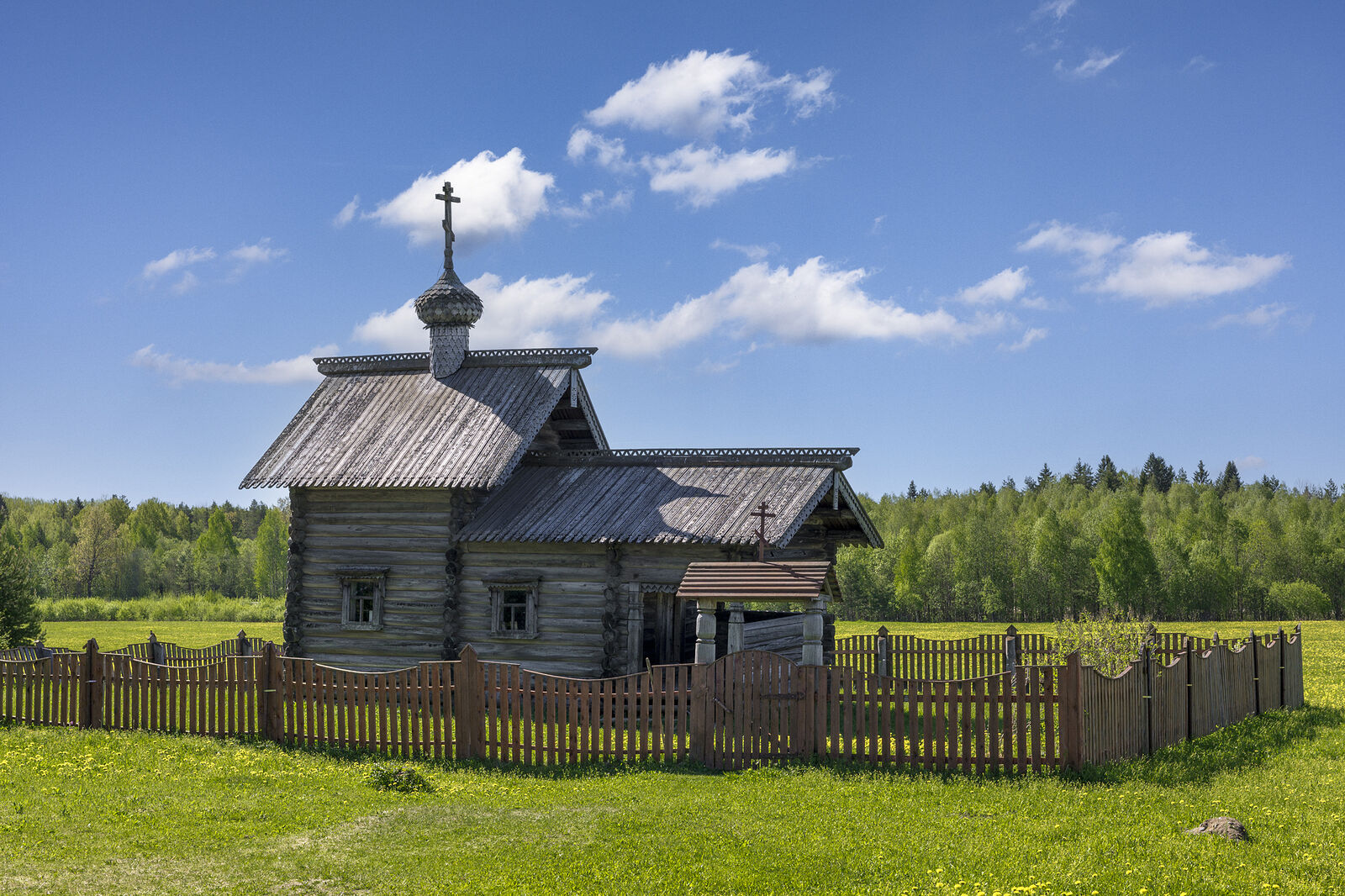 Arcady Zakharov photo. Chapels. St. Nicholas Chapel of the XVIII century. Homorovichi village