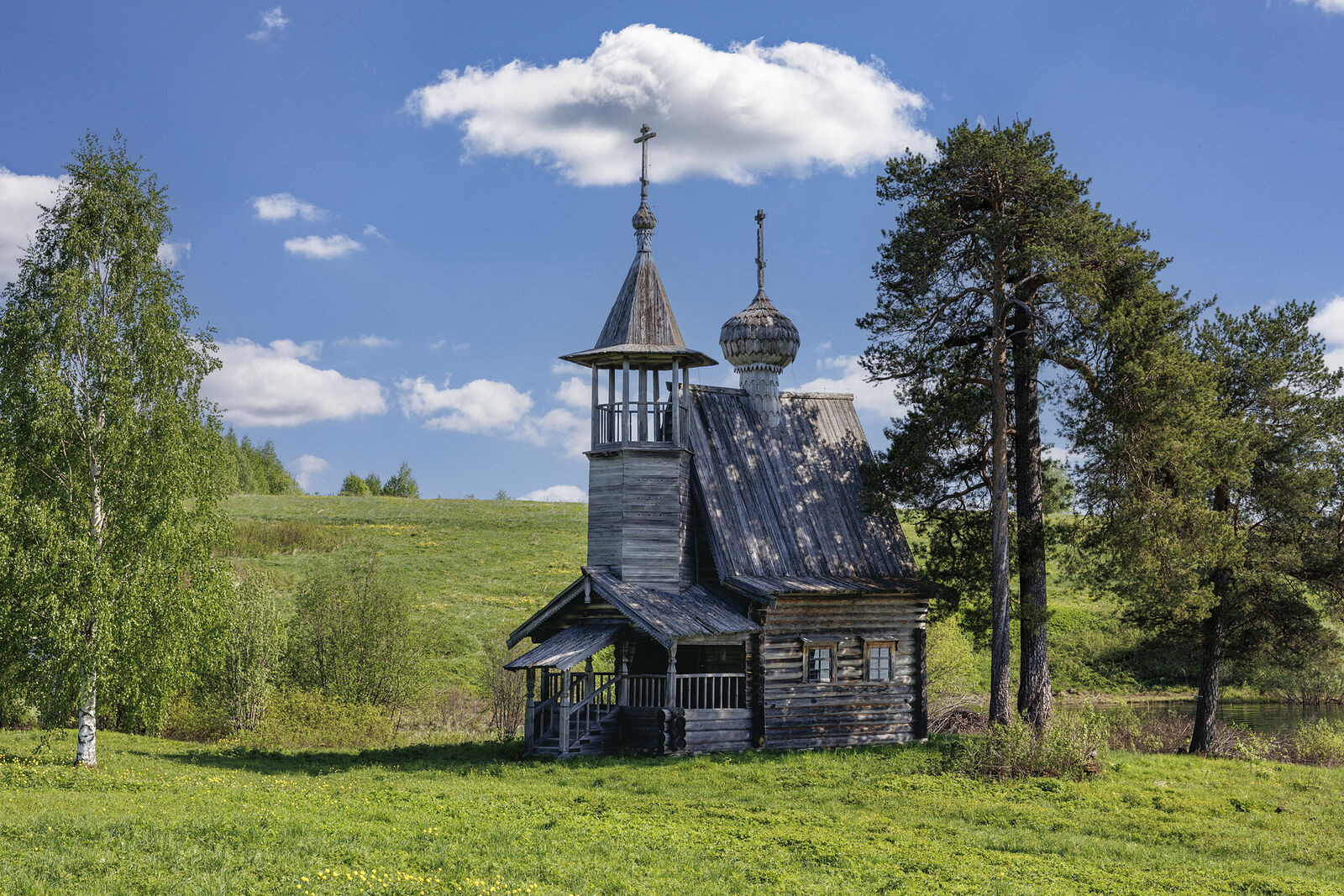 Arcady Zakharov photo. Chapels. The Spiritual chapel. 1805. Kenozero, Glazovo village