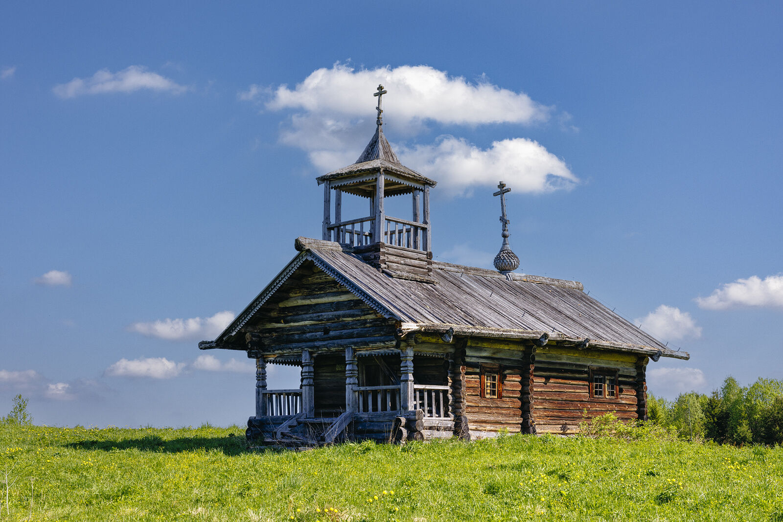 Arcady Zakharov photo. Chapels. Chapel of the Archangel Michael. 1846. Kenozero, Fedosova village