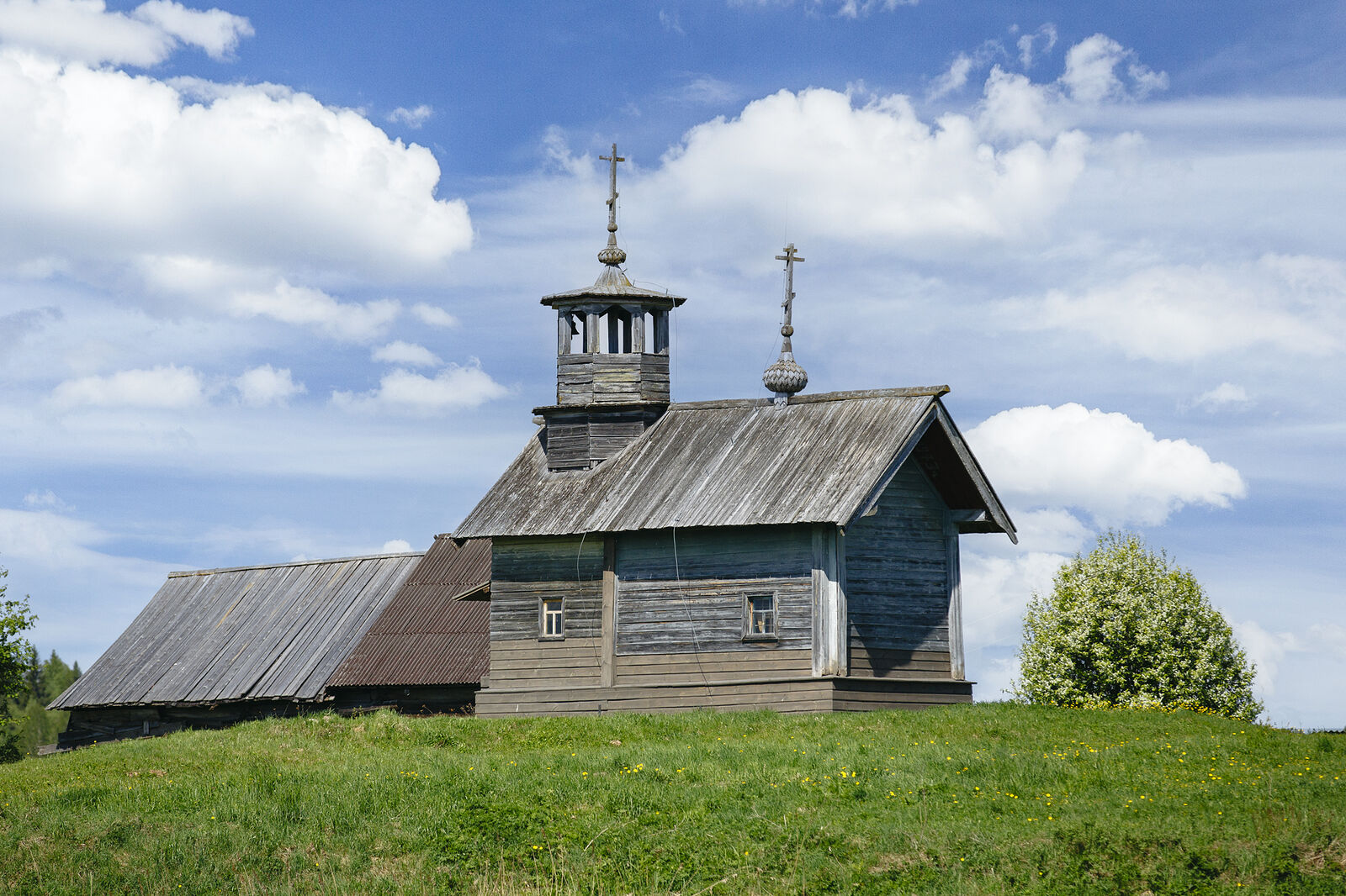 Arcady Zakharov photo. Chapels. St. Nicholas Chapel. kon. XVIII — early XIX century, 1913. Kenozero, Bukhalovo village